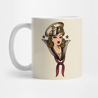 OldSalt American Traditional Sailor Gal Mug